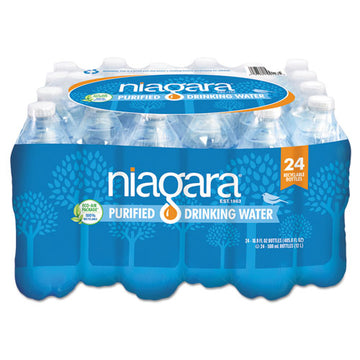 Niagara® Bottling Purified Drinking Water, 16.9 Oz Bottle, 24-pack, 2016-pallet freeshipping - TVN Wholesale